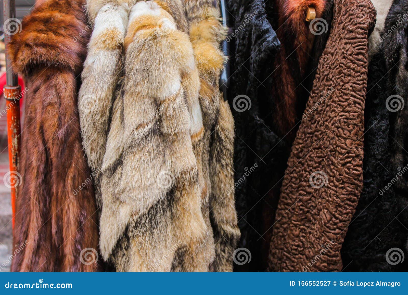 Leather Fur Coat Clothing Clothes Background Stock Image - Image of