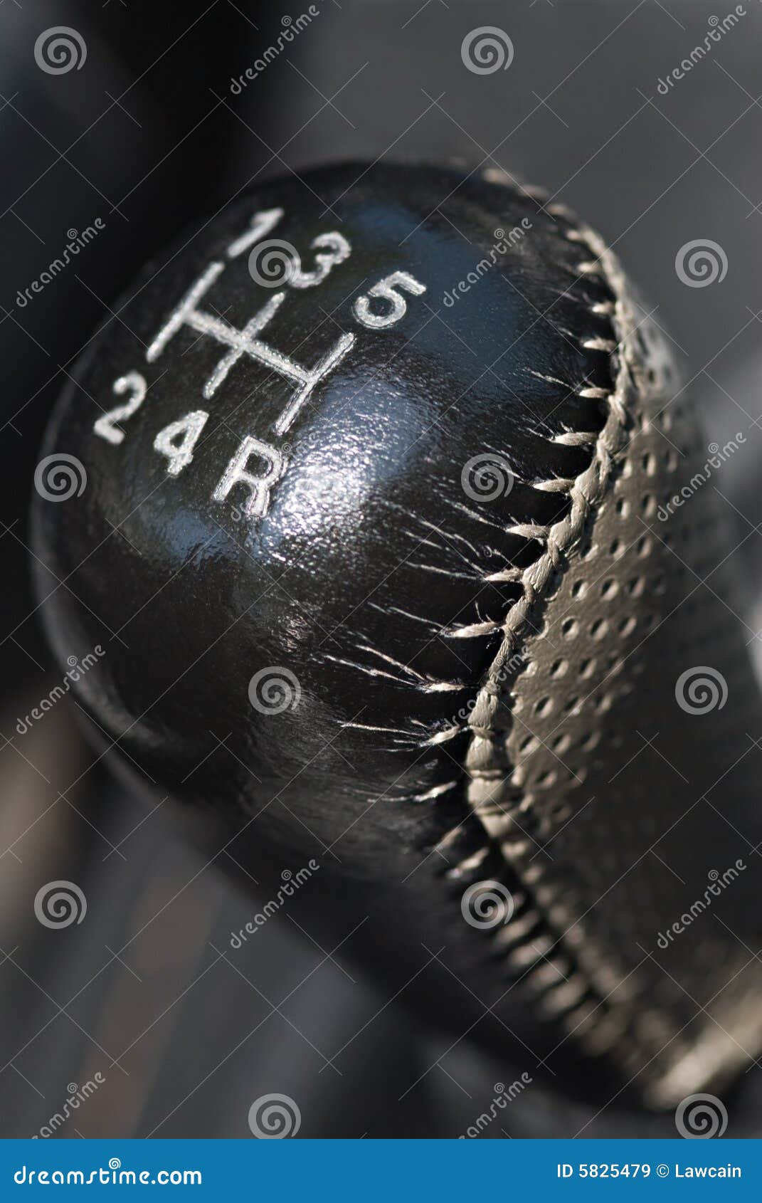 Leather Gear Shift Knob stock image. Image of black, gearbox 5825479