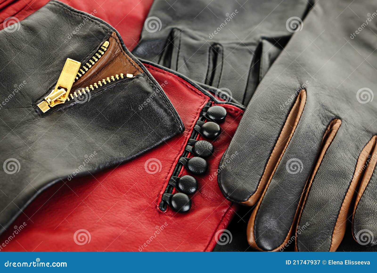 Leather gloves stock image. Image of details, fingers 21747937