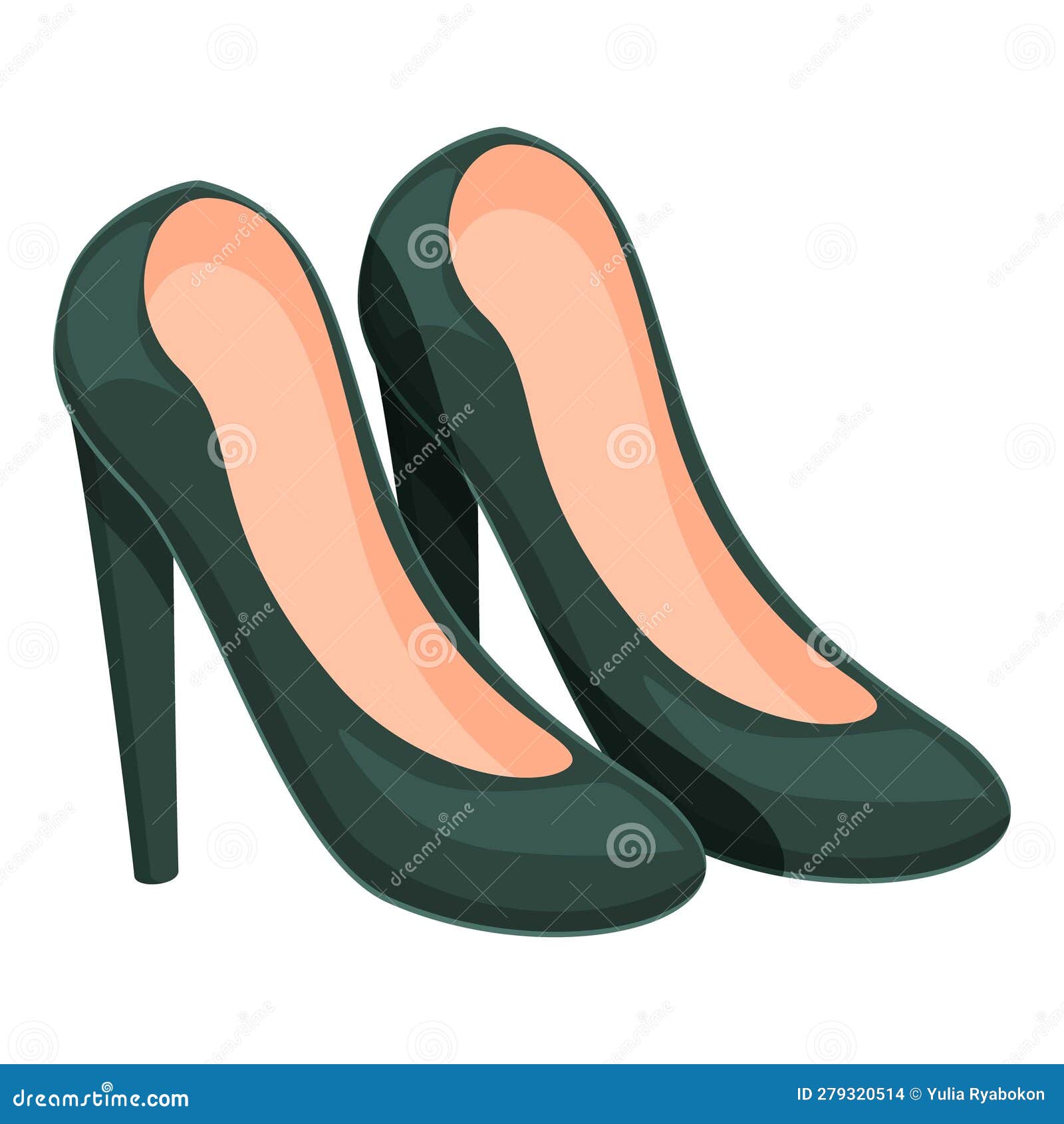 Lady High Heels Shoes Icon Cartoon Stock Vector (Royalty Free) 2291887317 |  Shutterstock