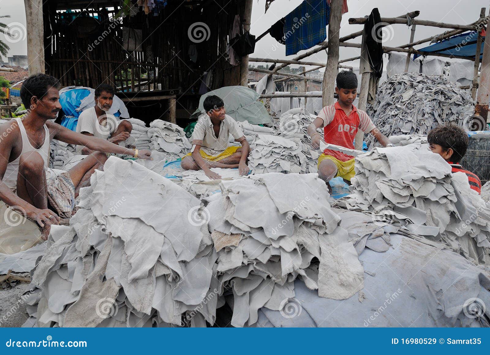 Leather Industry of Kolkata Editorial Stock Image Image of india