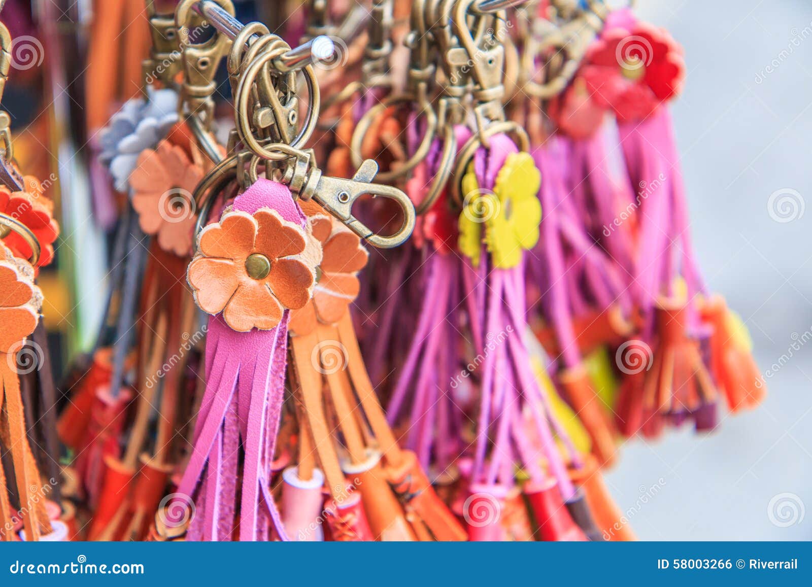 Leather key chain stock photo. Image of iron, closeup 58003266