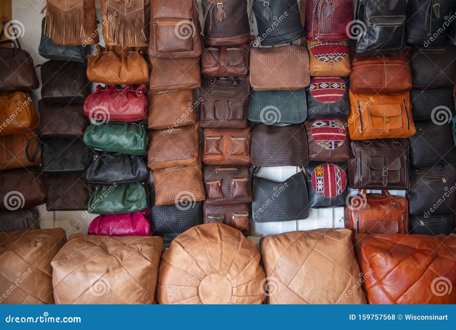 Leather Retail Shop, Purse, Purses Stock Photo - Image of colorful, purse:  159757568