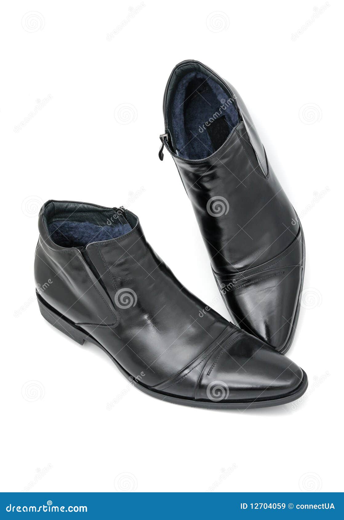 Leather shoes stock image. Image of boots, shoes, black - 12704059