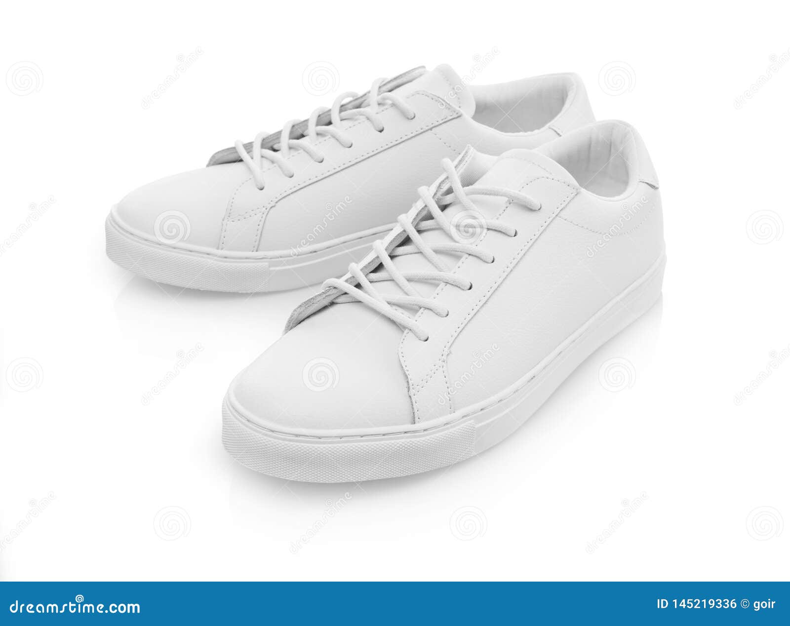 Leather shoes on white stock photo. Image of casual - 145219336