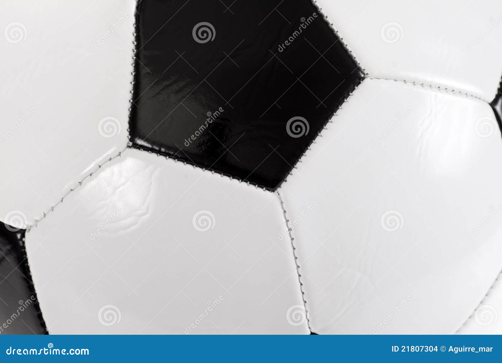 Leather soccer ball stock photo. Image of healthy, exercise 21807304