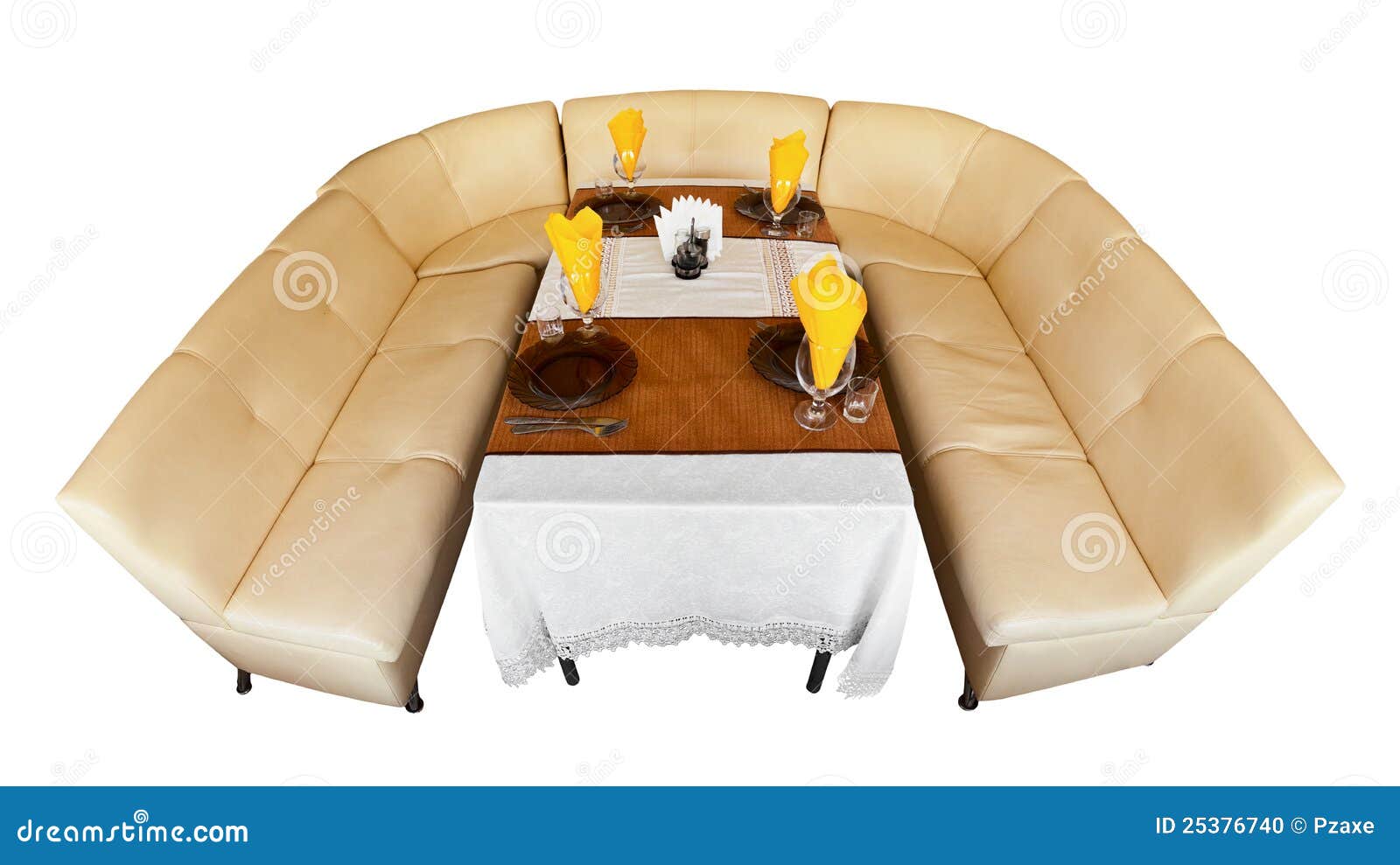 Leather Sofa and Table in a Restaurant Stock Photo Image of modern