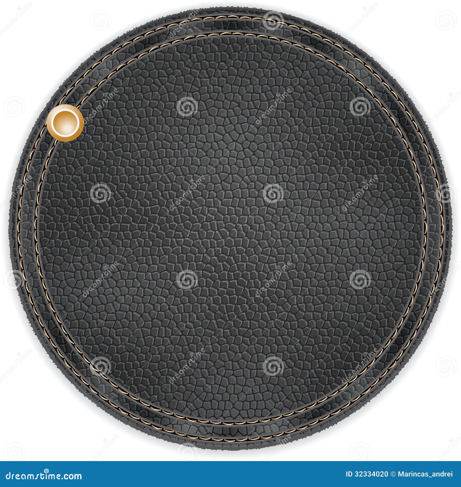 Leather sticker stock vector. Illustration of empty, fabric 32334020