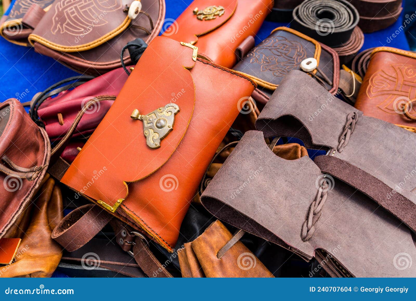 Leather on the store shelf stock photo. Image of souvenir 240707604