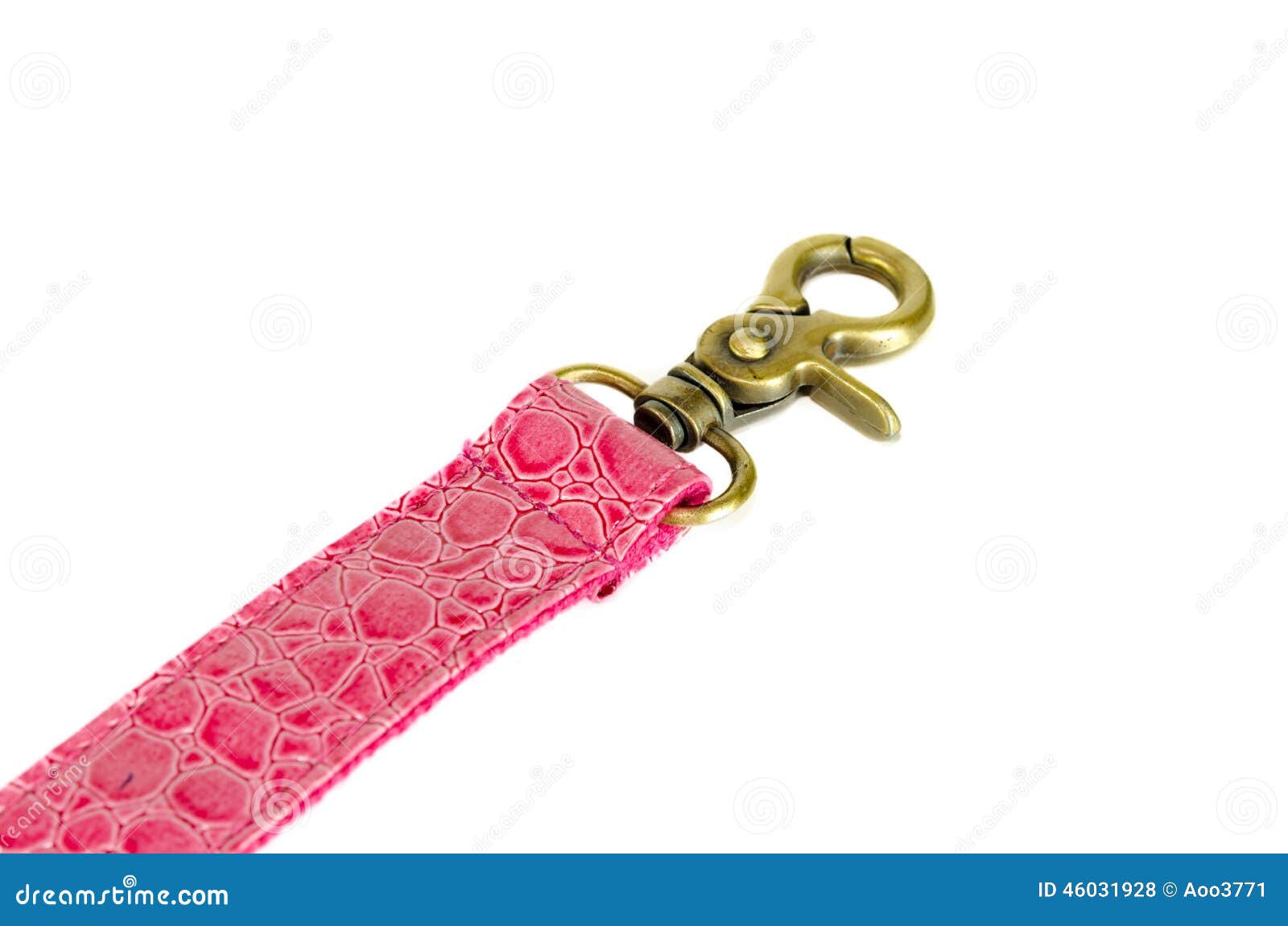 Leather strap pink stock photo. Image of buckle, bred 46031928