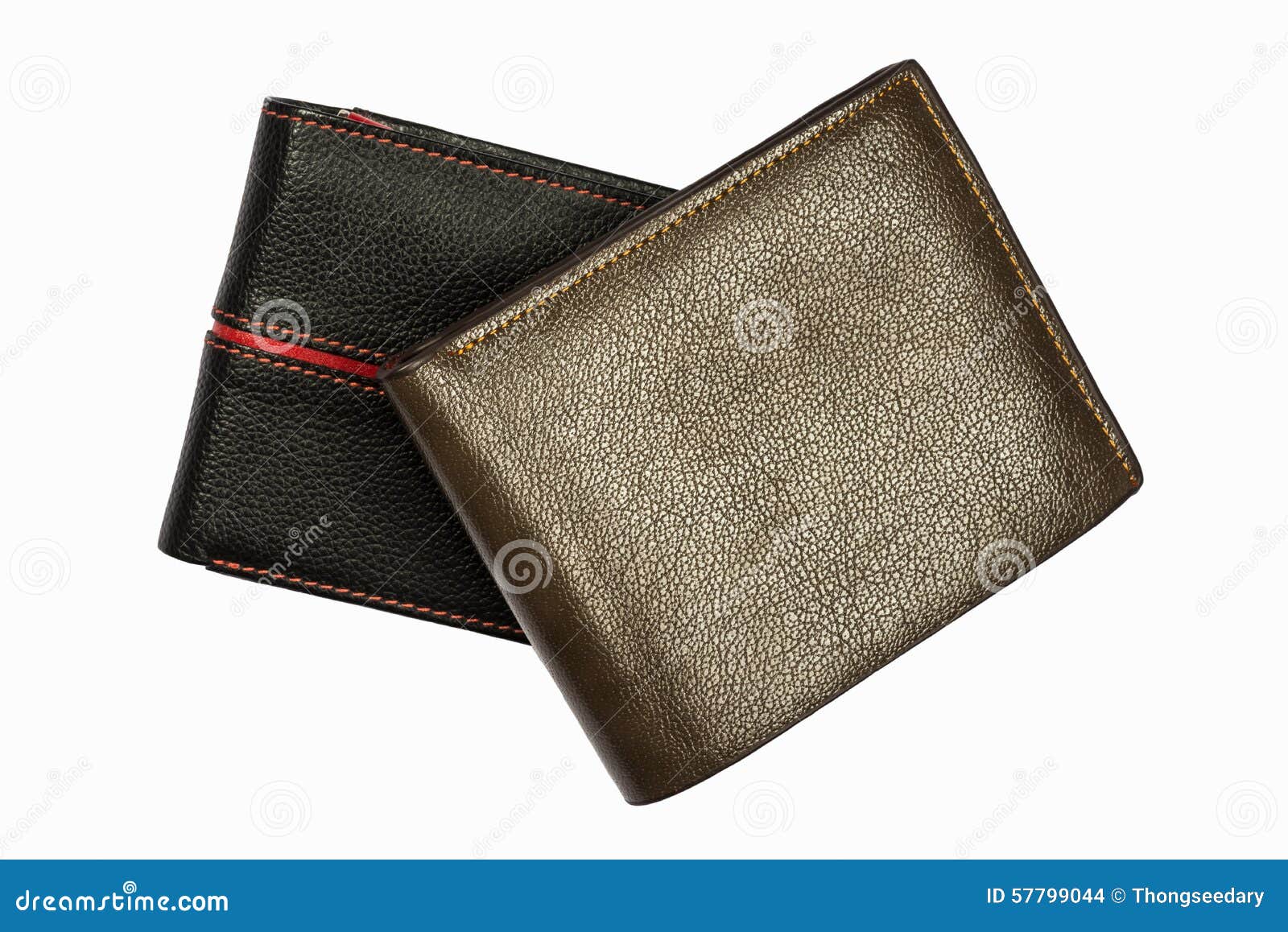 Leather wallet isolated stock photo. Image of financial - 57799044
