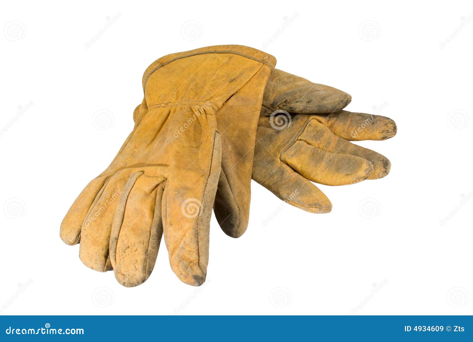 Leather work gloves stock image. Image of occupation, repair 4934609
