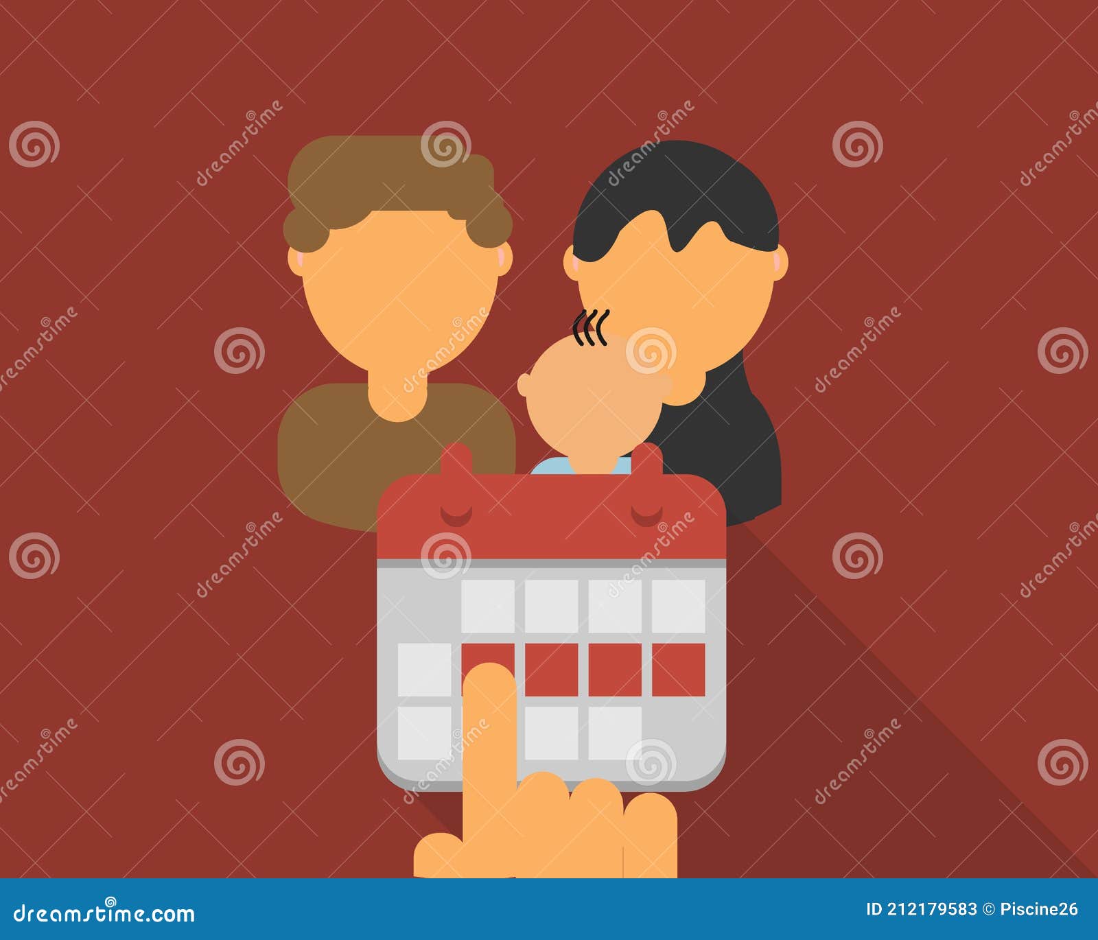 Leave Request for Maternity and Paternity Leave for Men Vector Stock