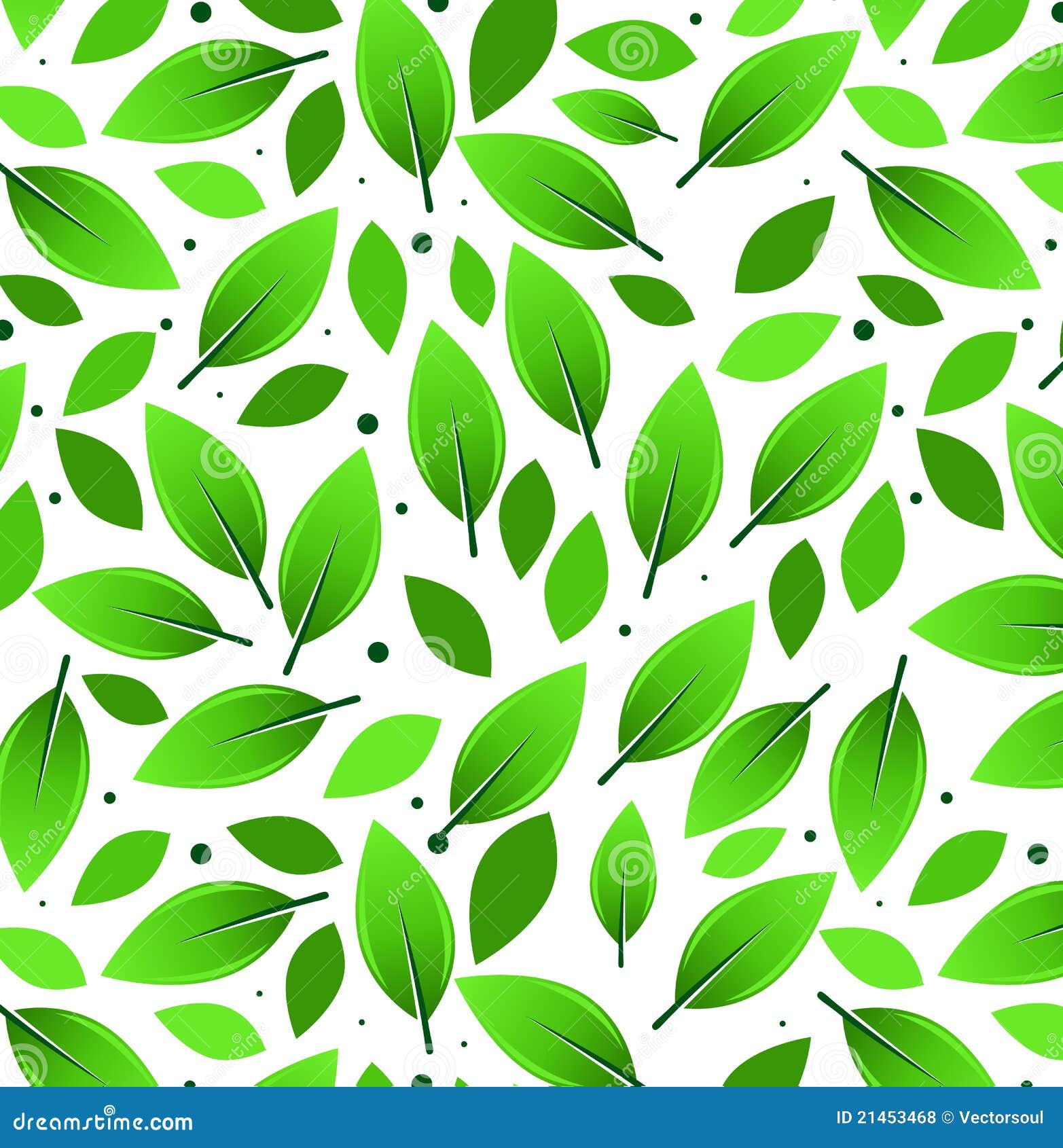 Leaves Pattern Illustration Royalty Free Stock Photos - Image: 21453468