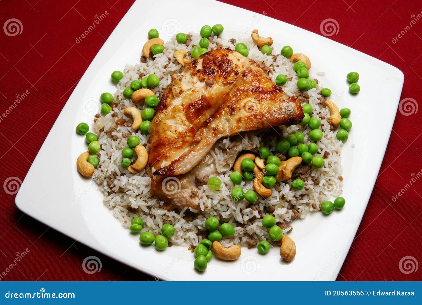 Lebanese Chicken Rice stock photo. Image of mediterranean 20563566