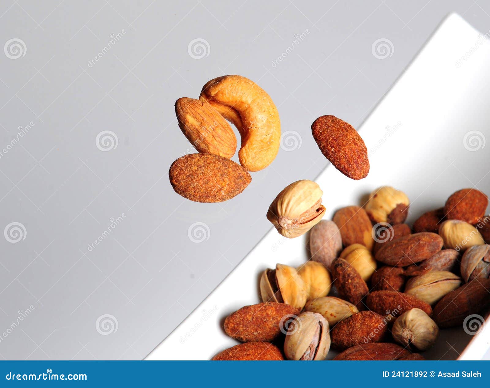 Lebanese nuts flying stock photo. Image of roasted, fresh 24121892
