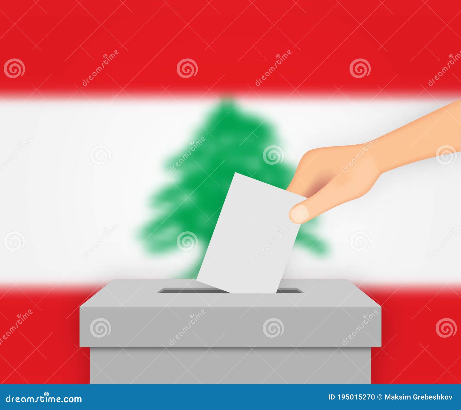 Lebanon Election Banner Background. Template for Your Design Stock  Illustration - Illustration of flag, ballot: 195015270