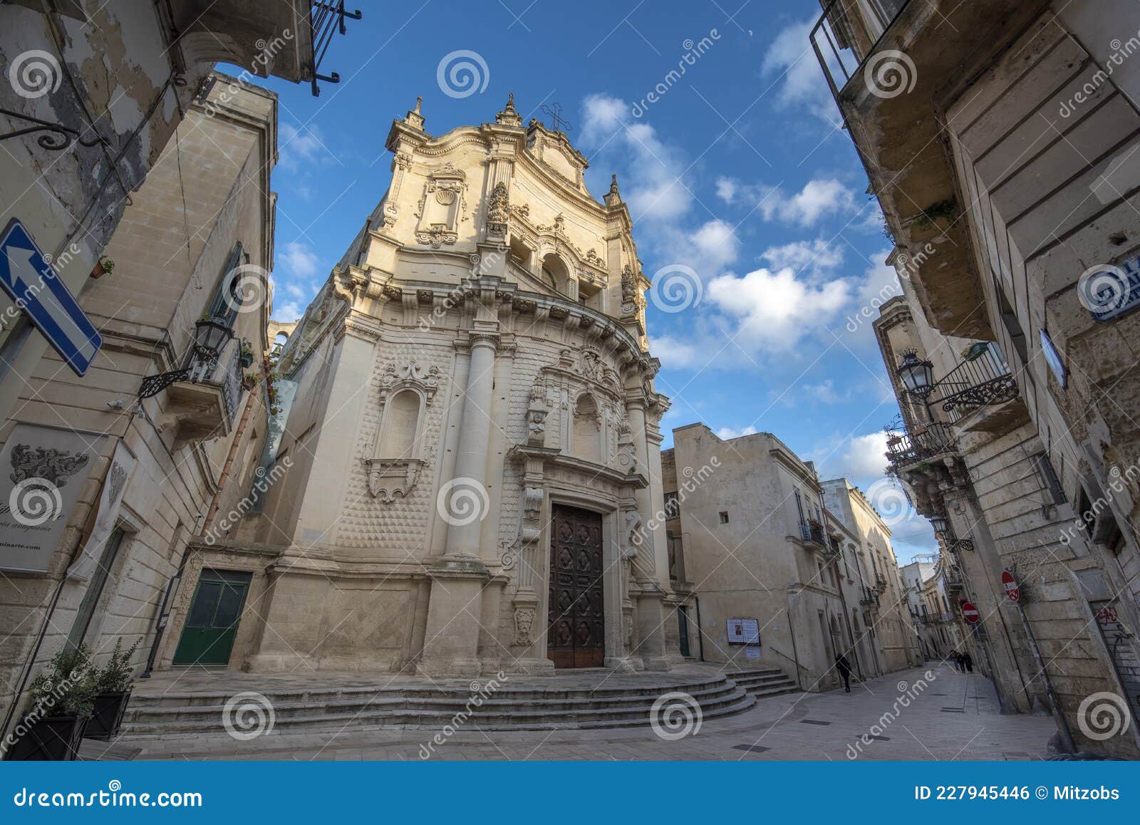 church of san matteo in lecce, italy