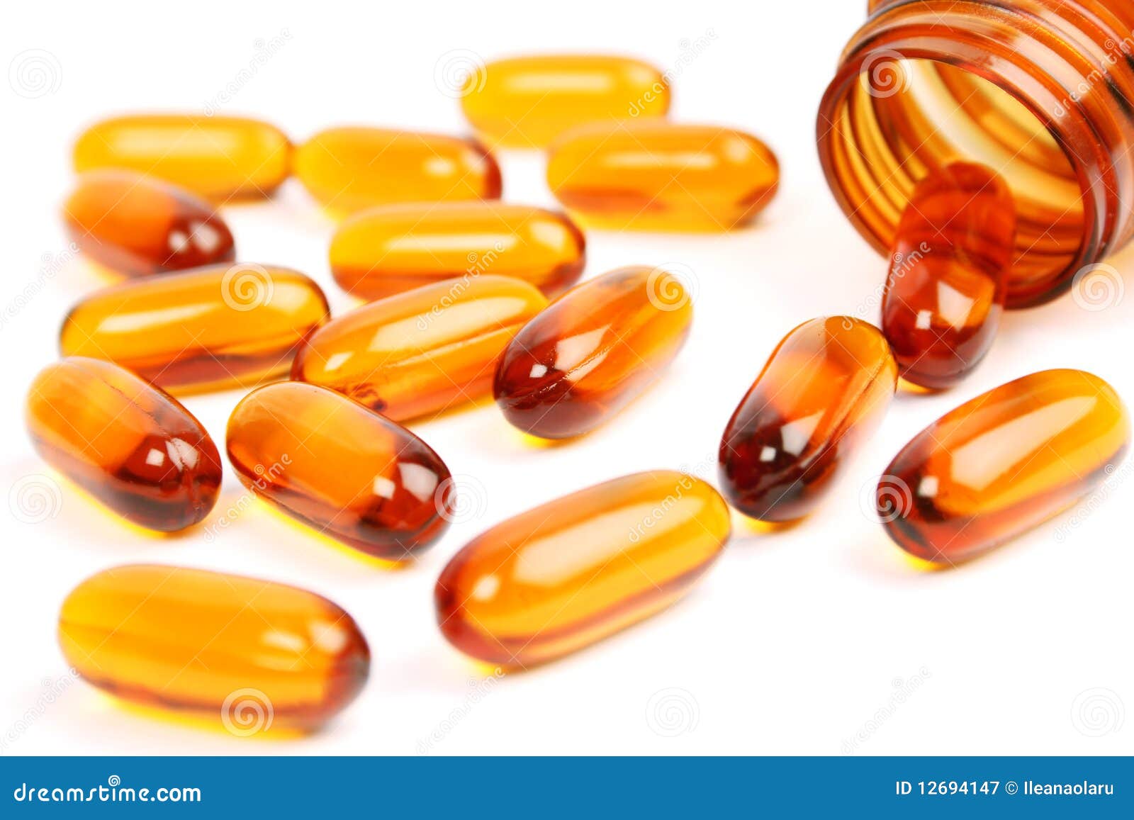 Lecithin pills stock image. Image of medicine, illness 12694147