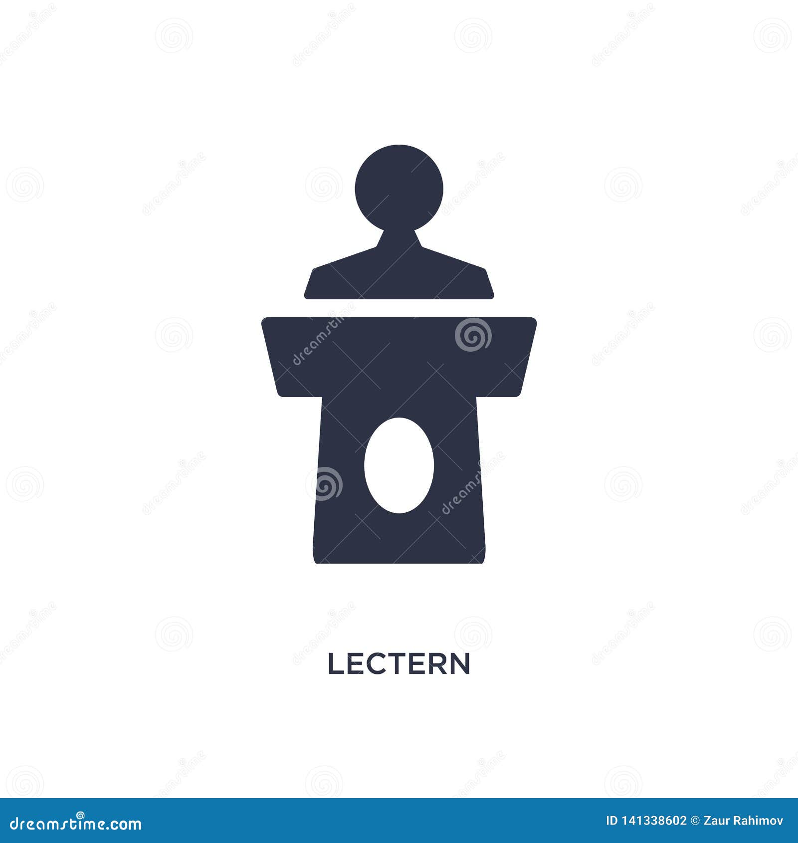 Lectern Icon Thin Linear Lectern Outline Icon Isolated On White Lectern Icon Thin Linear Lectern Outline Icon Isolated On White