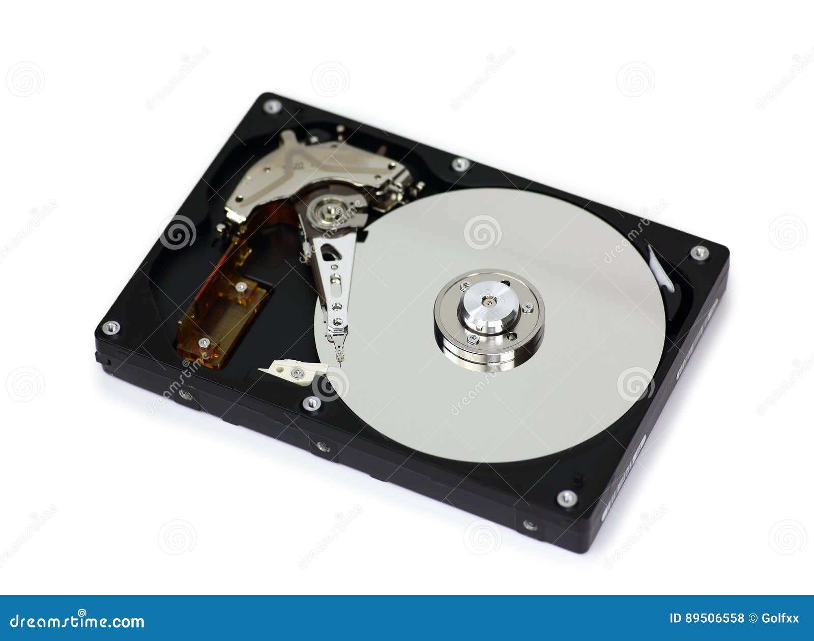 Lecteur de disque dur HDD photo stock. Image du ingénierie - 89506558