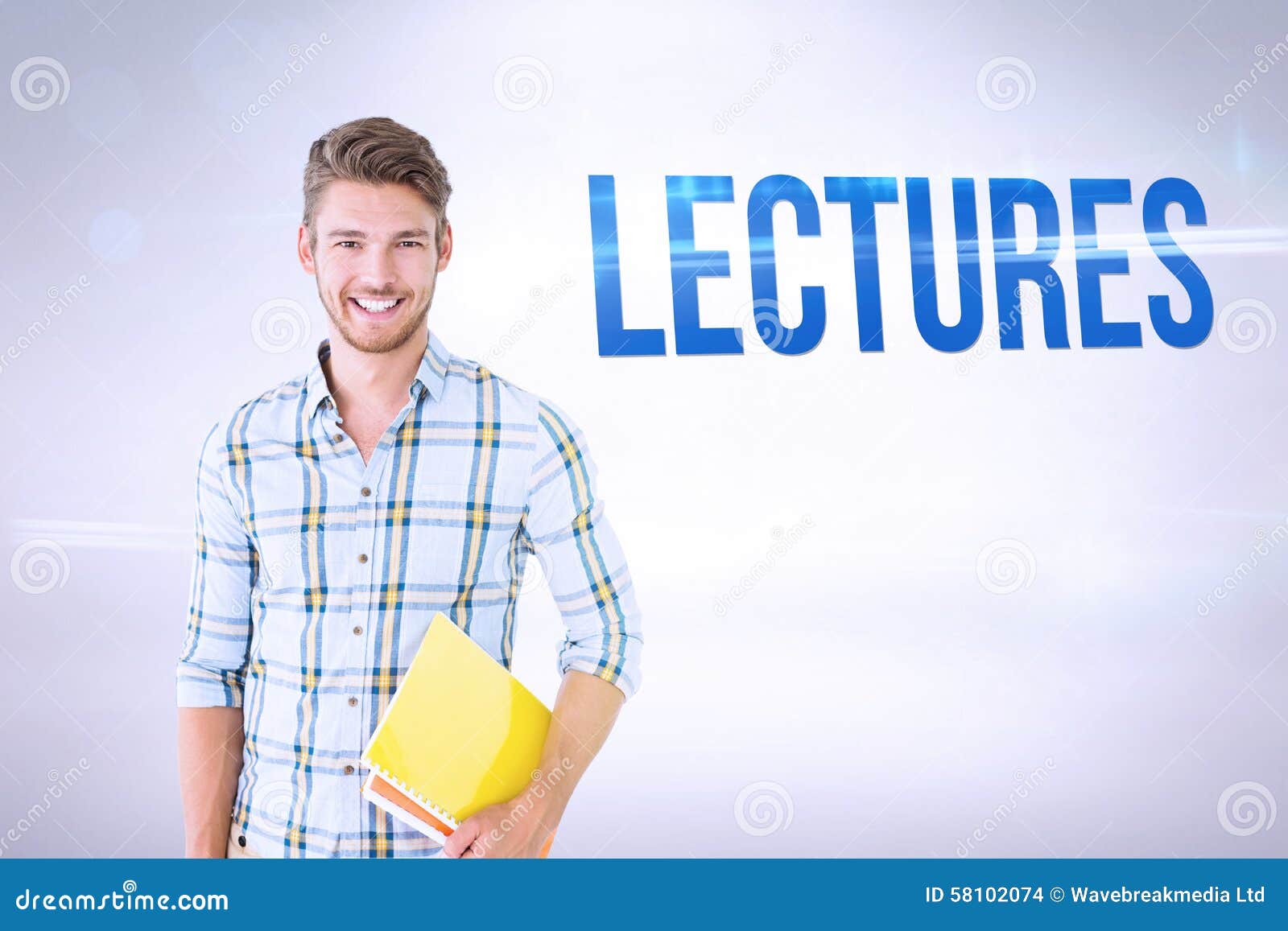 lectures against grey background