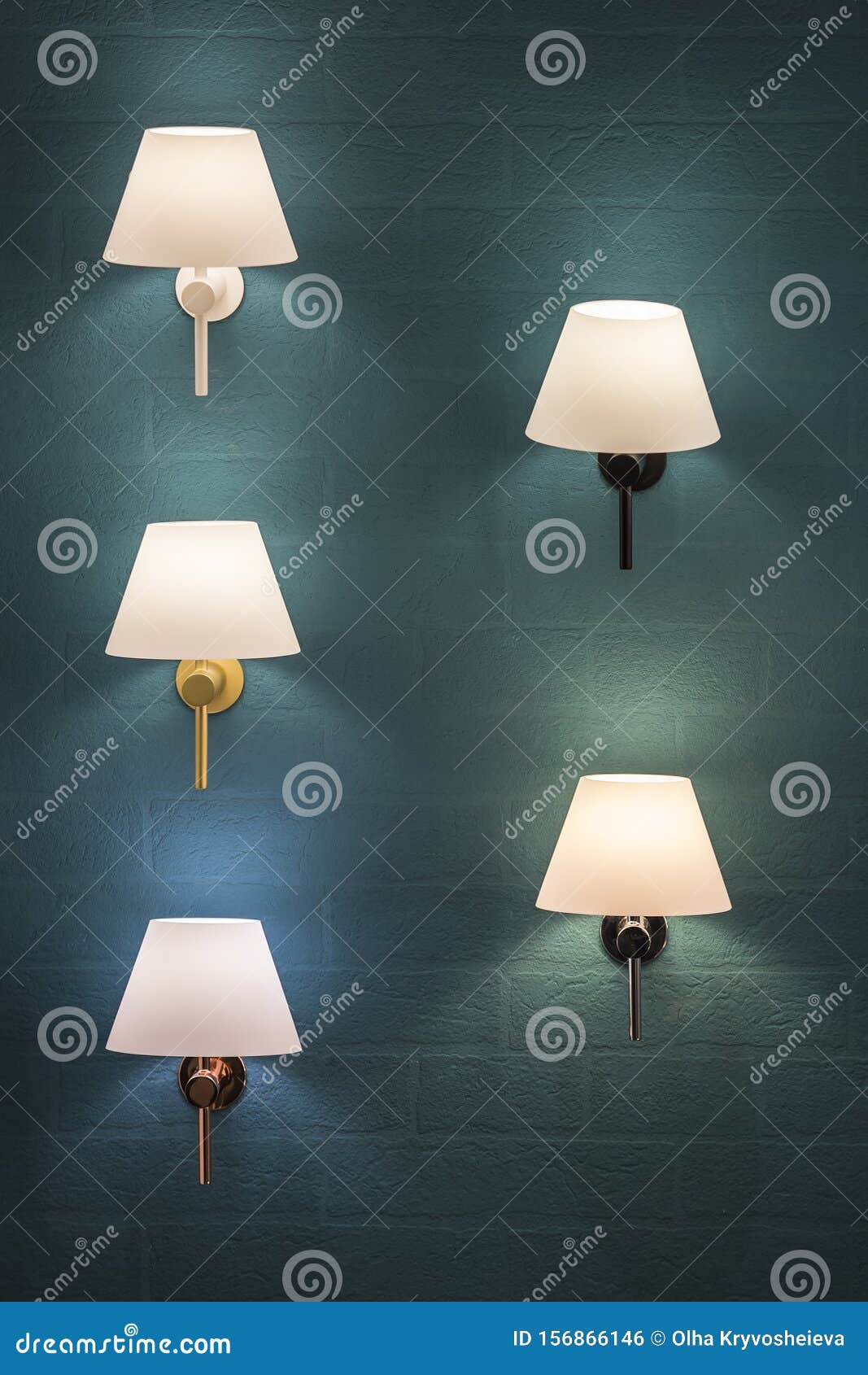 LED Decoration Lights Idea on Wall. Different Types of Wall Lights in