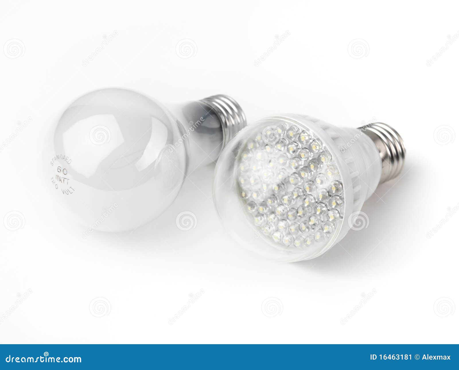 led and incandescent light bulbs