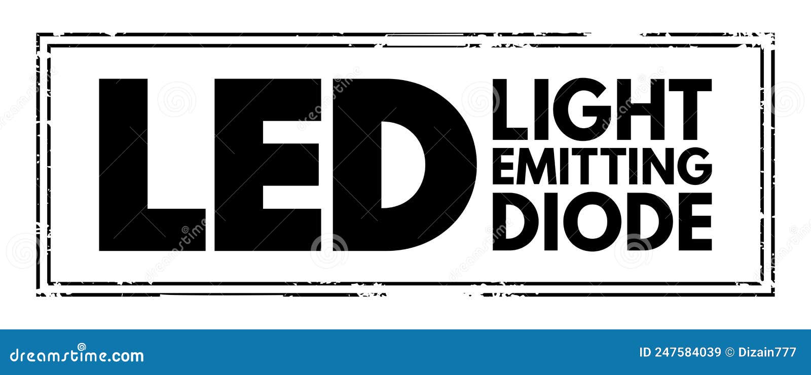 LED LightEmitting Diode Semiconductor Light Source that Emits Light