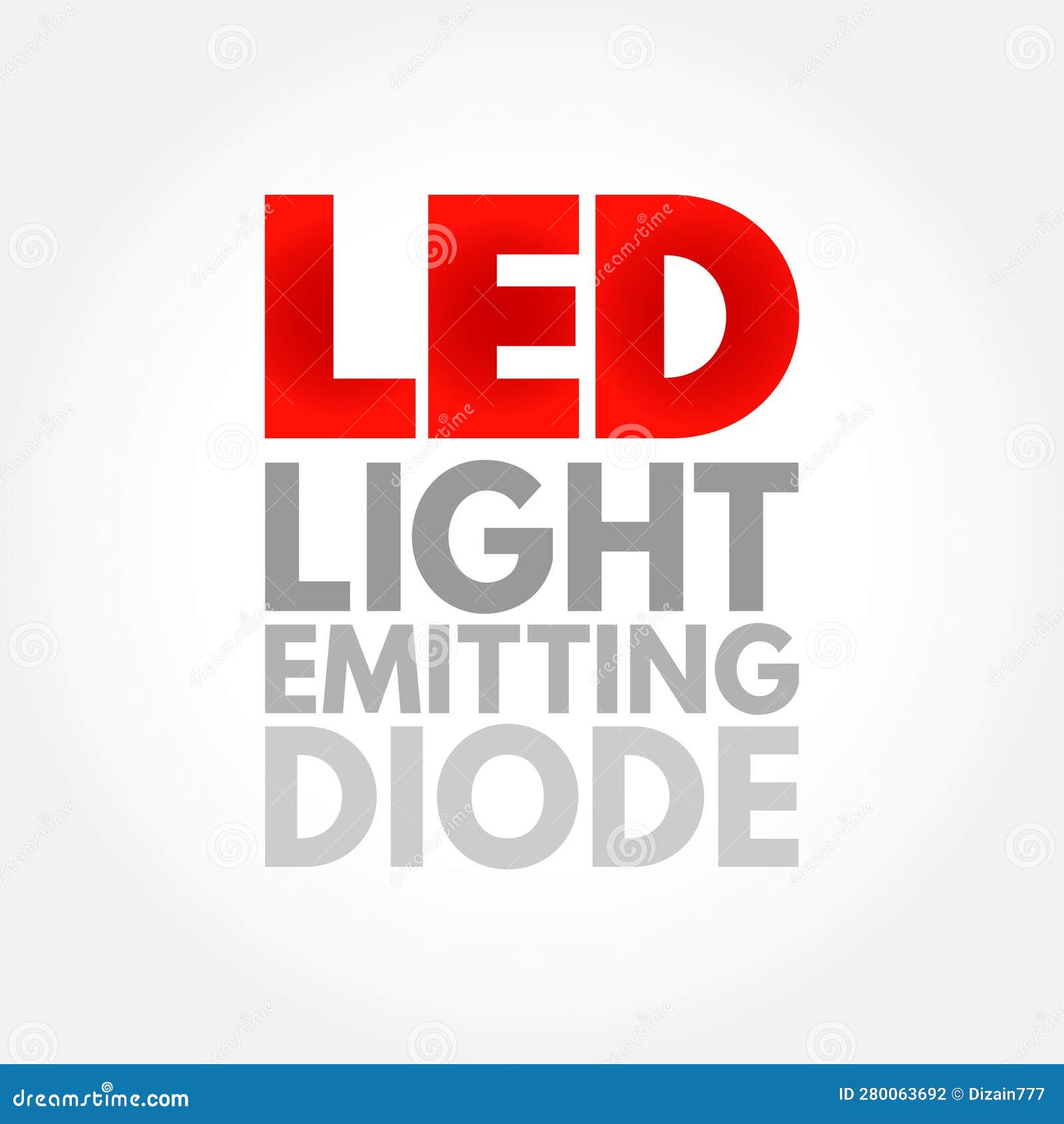 Led Diode Semiconductor Light Source That Emits Light When Current