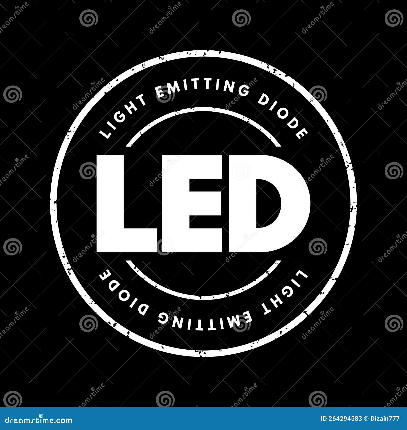 LED LightEmitting Diode Semiconductor Light Source that Emits Light