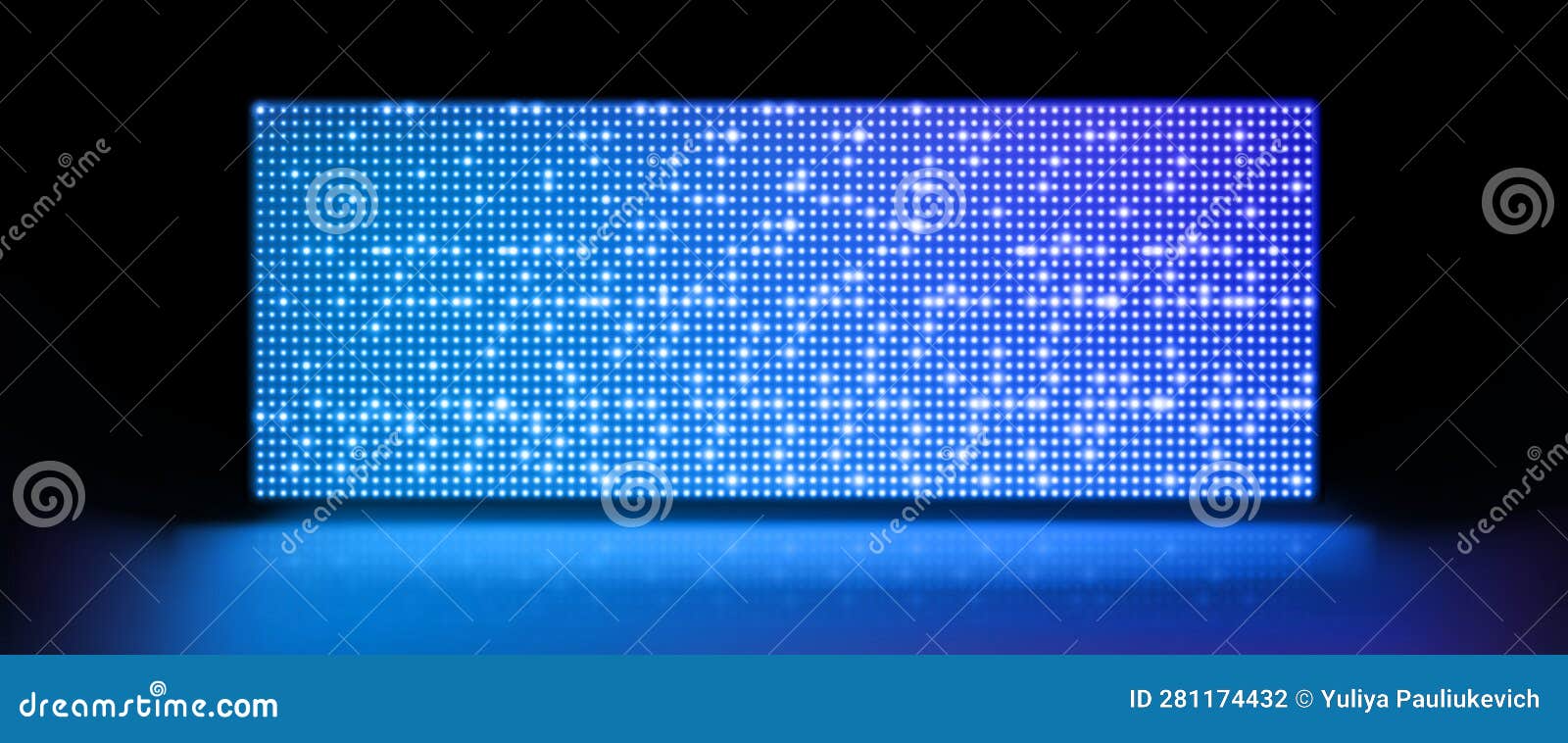 gardin Synes dom Led Light Screen Background, Wall Stage Show Panel Stock Photo - Image of  technology, bright: 281174432