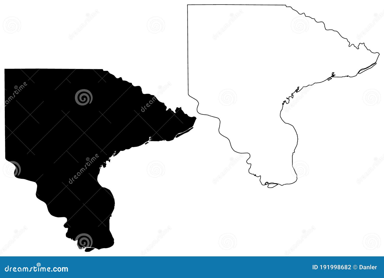 Lee County, Iowa . County, United States of America, USA,  Stock  Vector - Illustration of drawing, cartography: 191998682