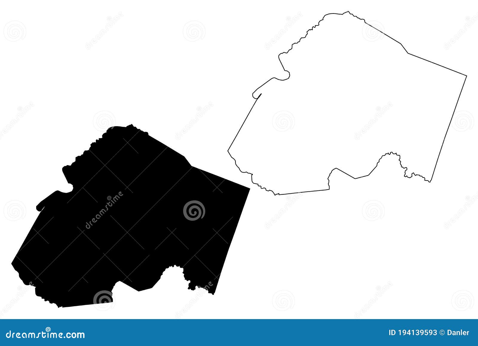 Lee County, Kentucky . County, United States of America, USA,  Stock  Vector - Illustration of background, cartography: 194139593