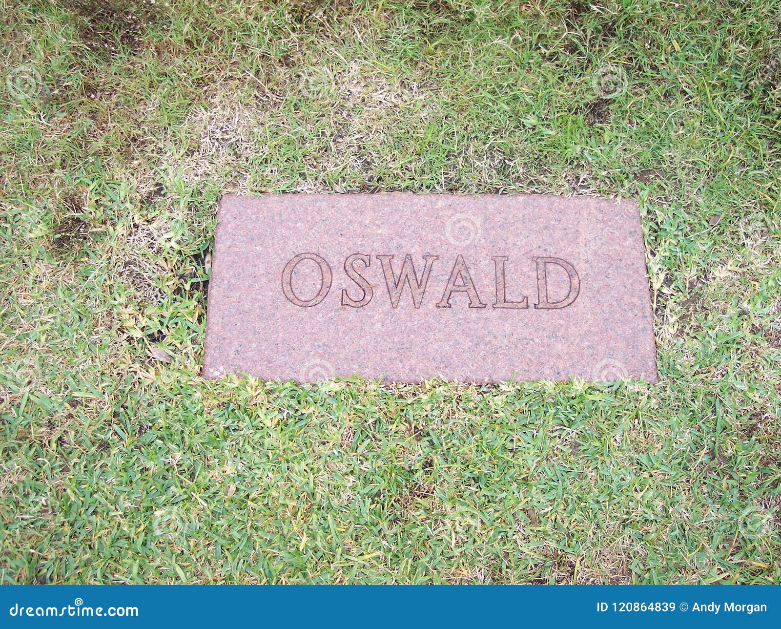 Lee Harvey Oswald Grave stock image. Image of historical - 120864839