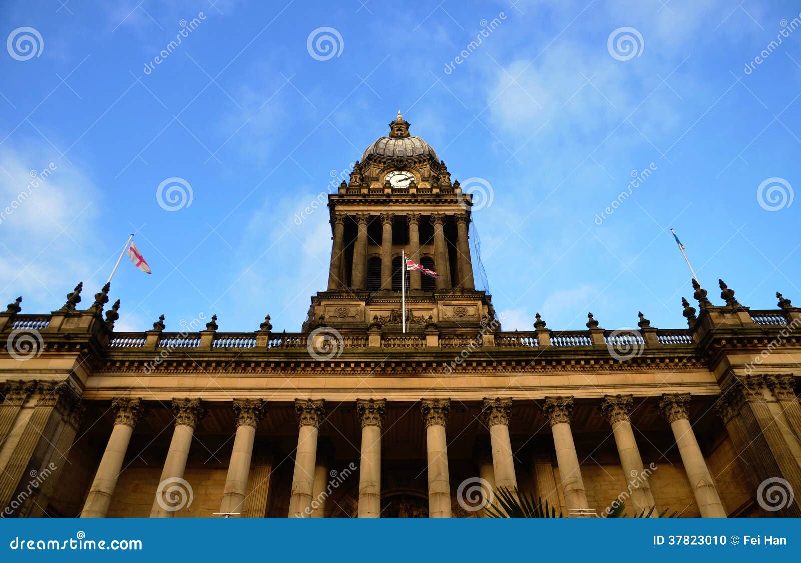 Leeds cityhall stock photo. Image of england, politics 37823010