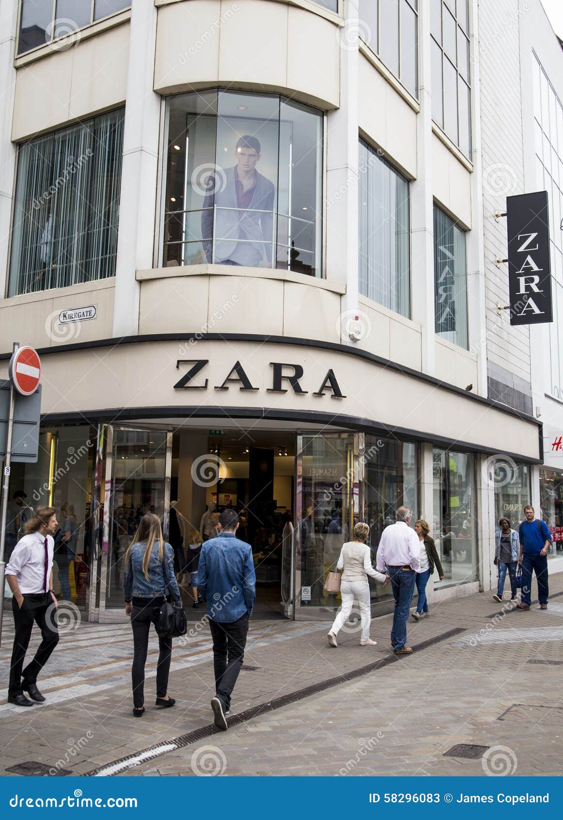 Leeds, UK - 24 July 2015. The Zara Shop 