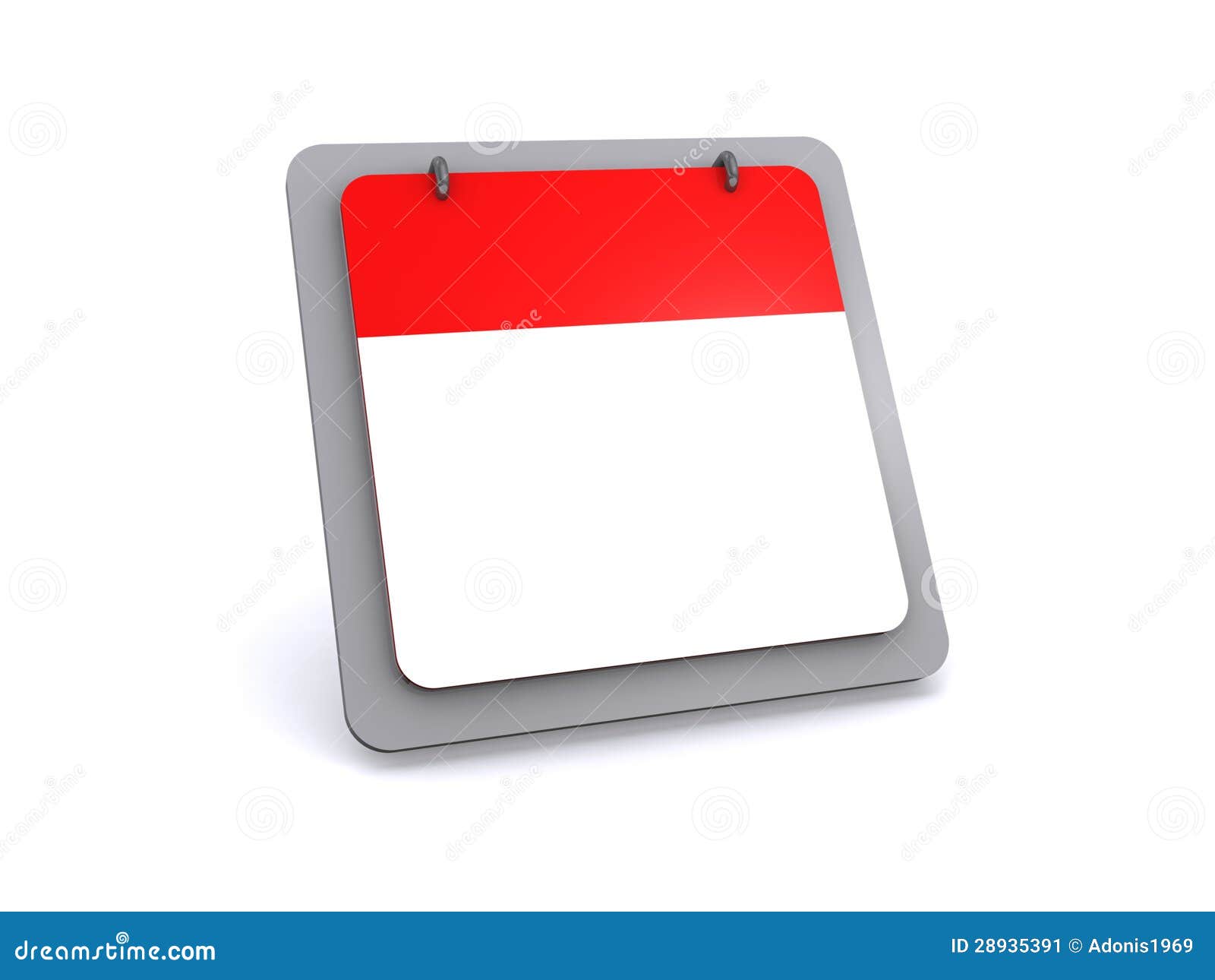 Leere Kalenderseite stock abbildung. Illustration von abbildung - 28935391