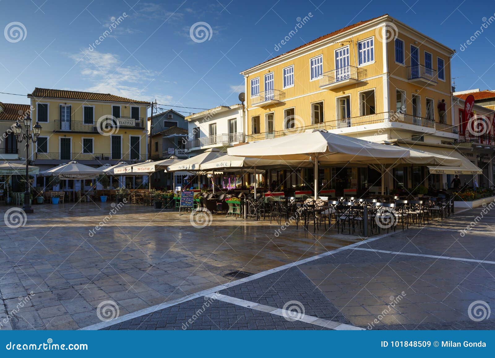 Lefkada editorial stock image. Image of island, buildings - 101848509