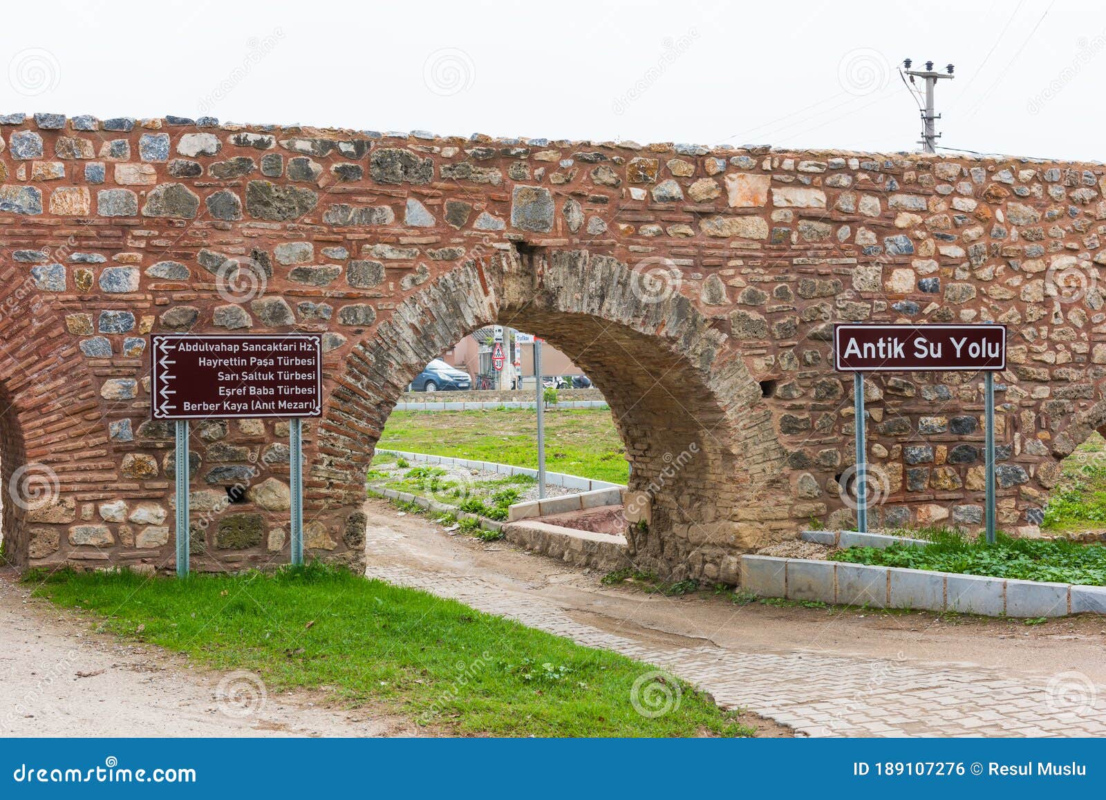 Lefke Gate Lefke Kapi of Ancient Iznik Castle Editorial Photo - Image ...
