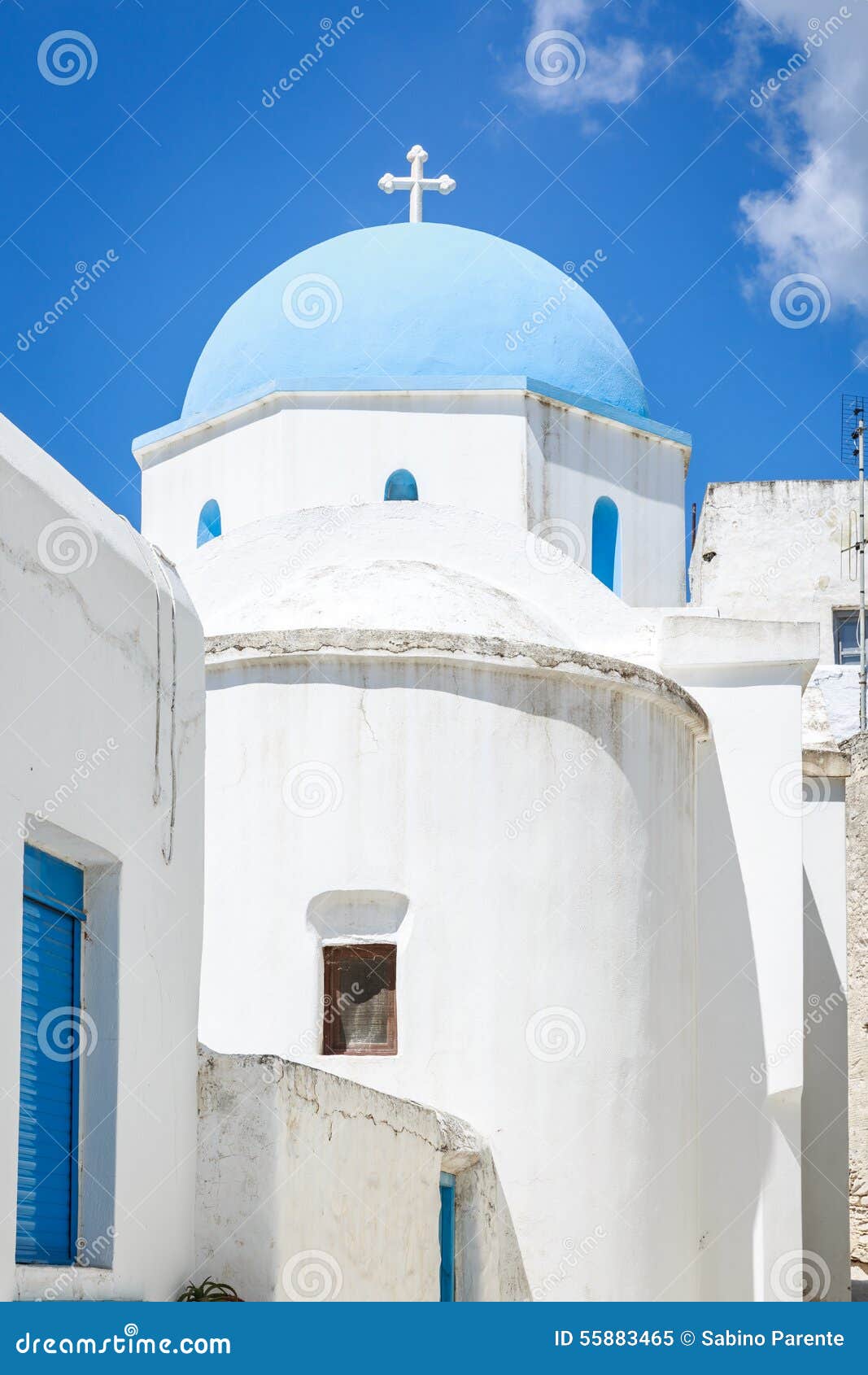 lefkes church in paros, greece