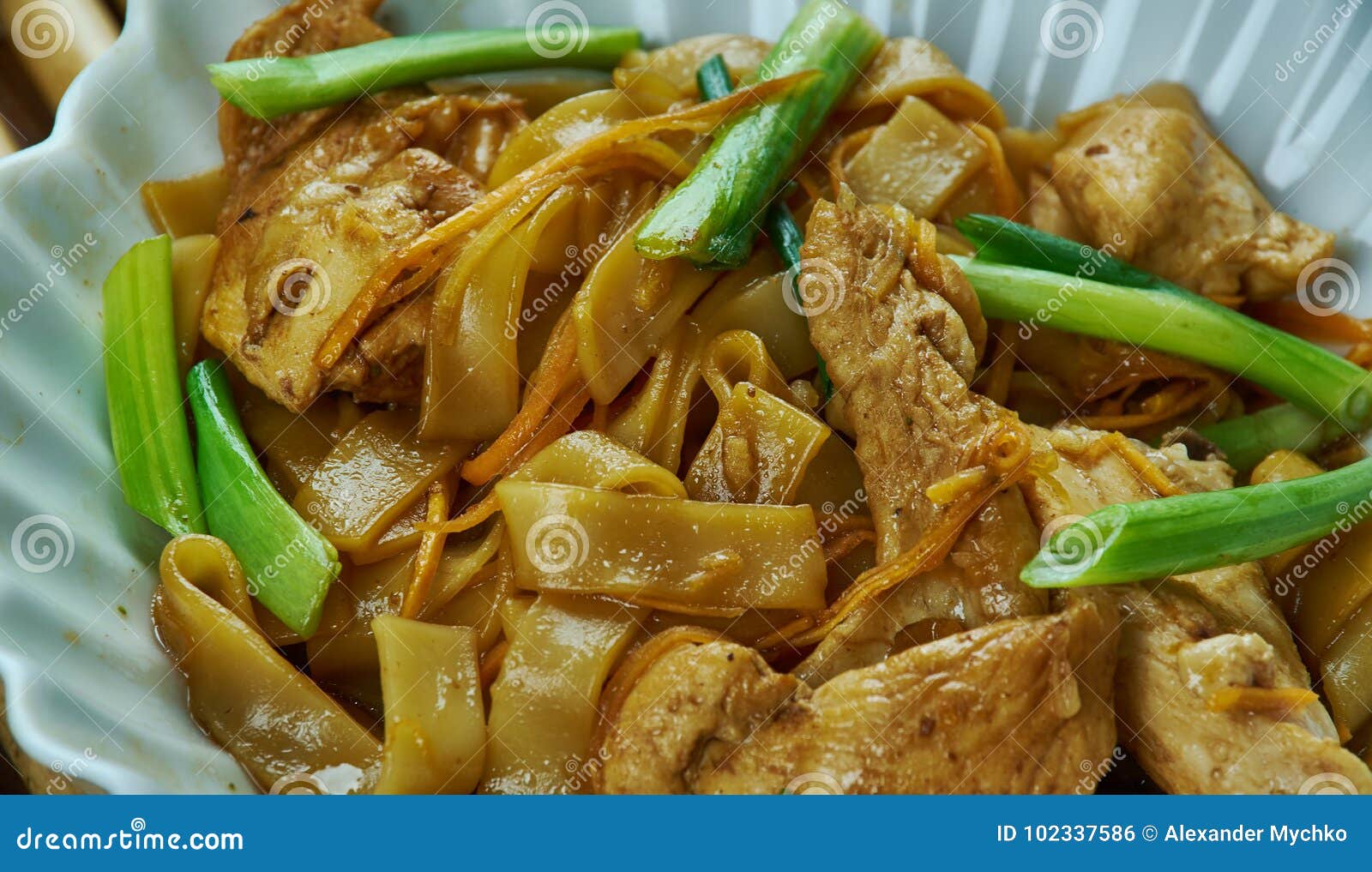 Leftover Chicken Stir Fry stock photo. Image of close - 102337586