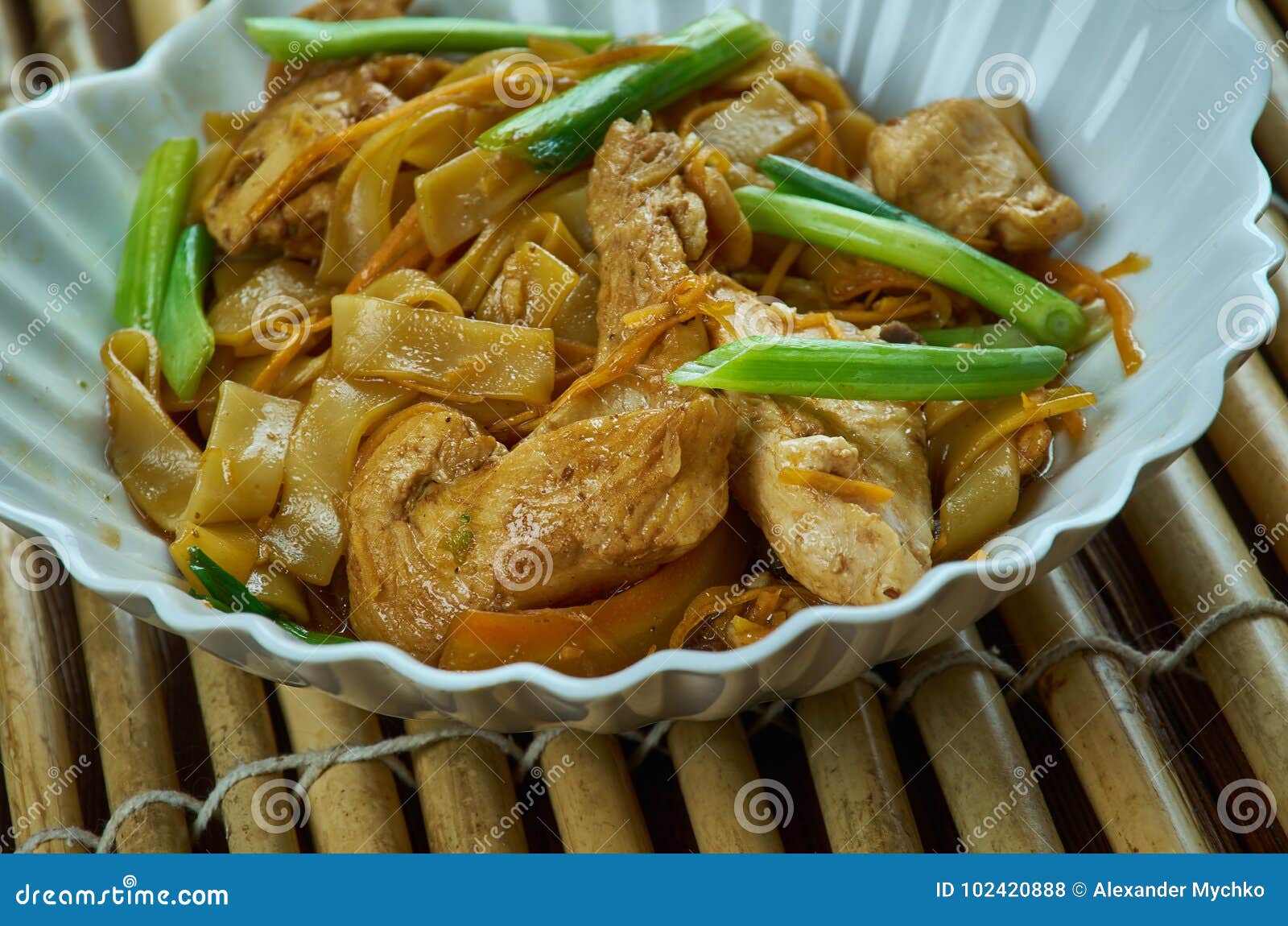Leftover Chicken Stir Fry stock photo. Image of meal - 102420888