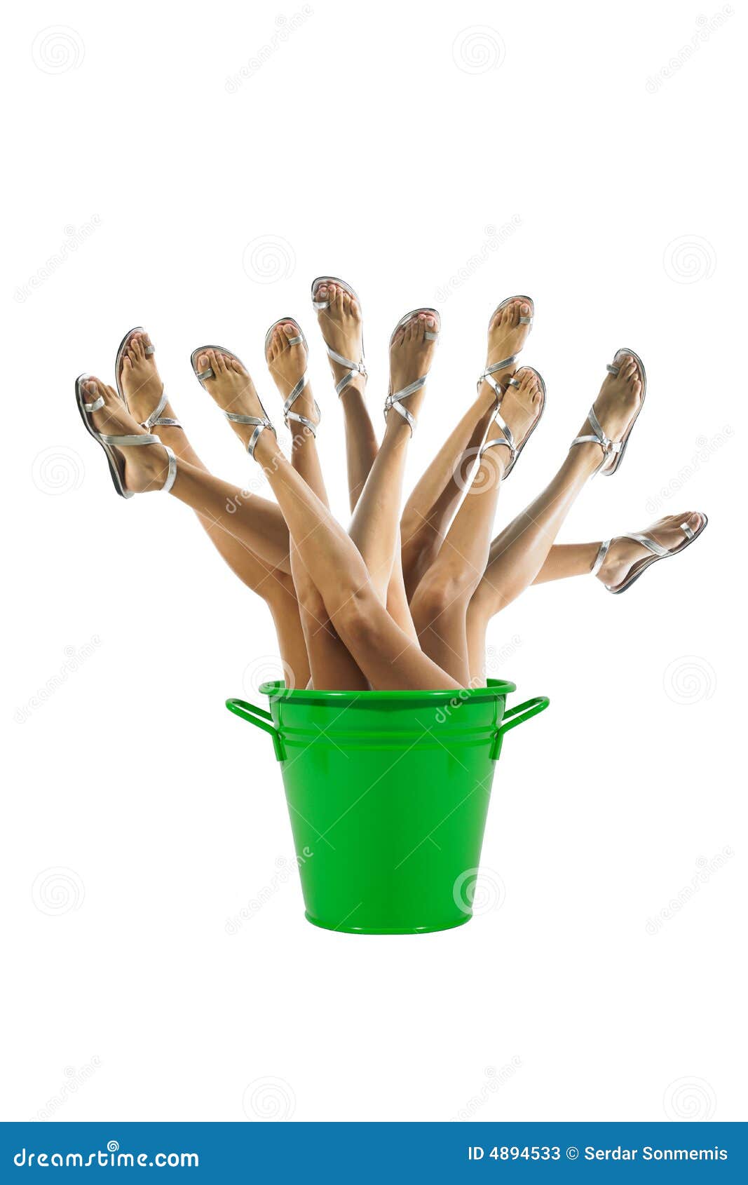 Leg show stock image. Image of cellulite, bucket, body - 4894533