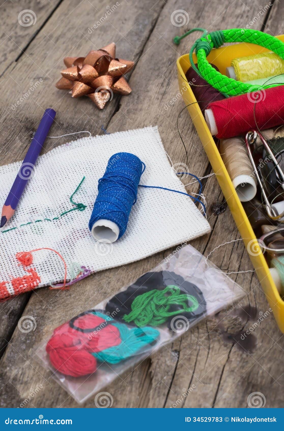 Legacy Operating Supplies Seamstress Stock Image Image of ball, scissors 34529783