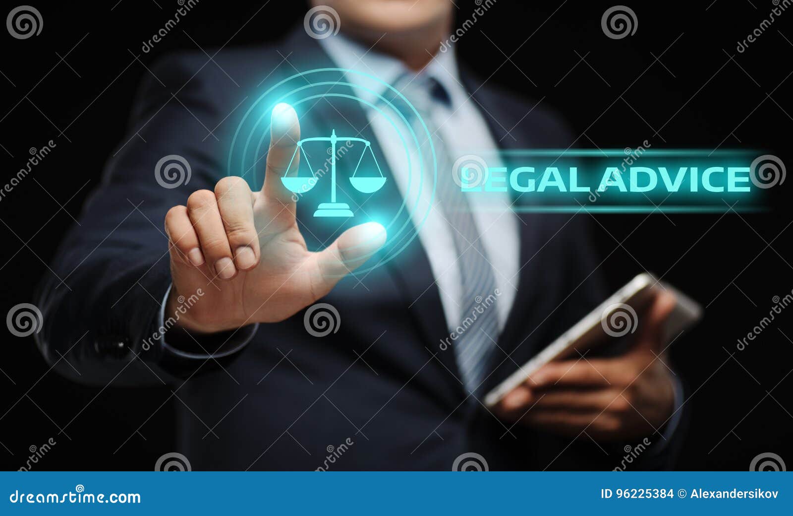 legal advice law expert business internet concept