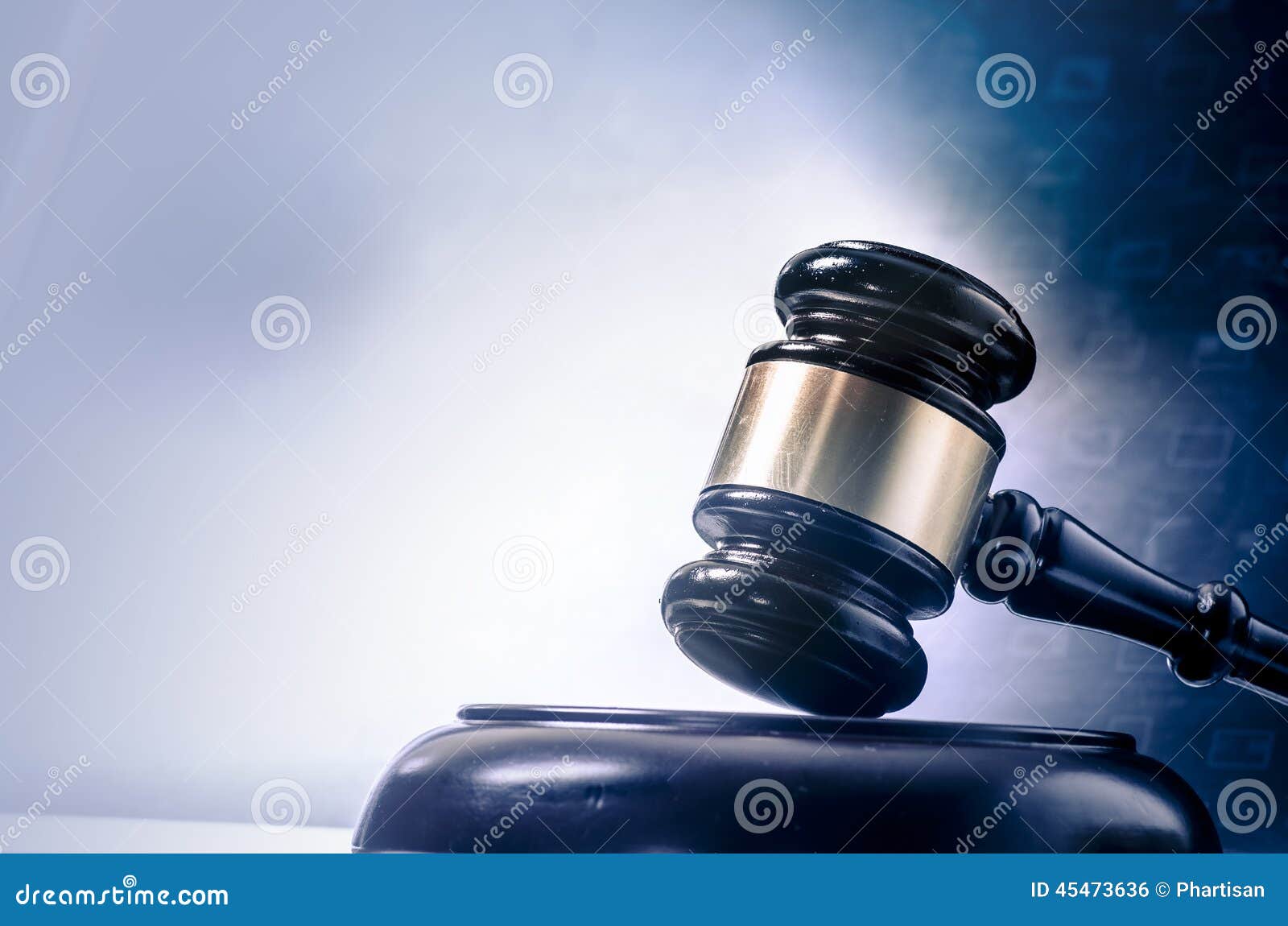 Legal Concept Gavel Computer Screen Stock Photo Image of education