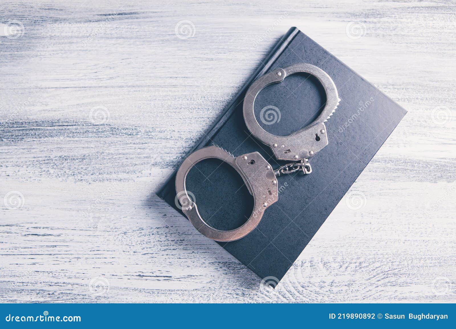 Legal Concept Image of Handcuffs on a Book Stock Photo Image of