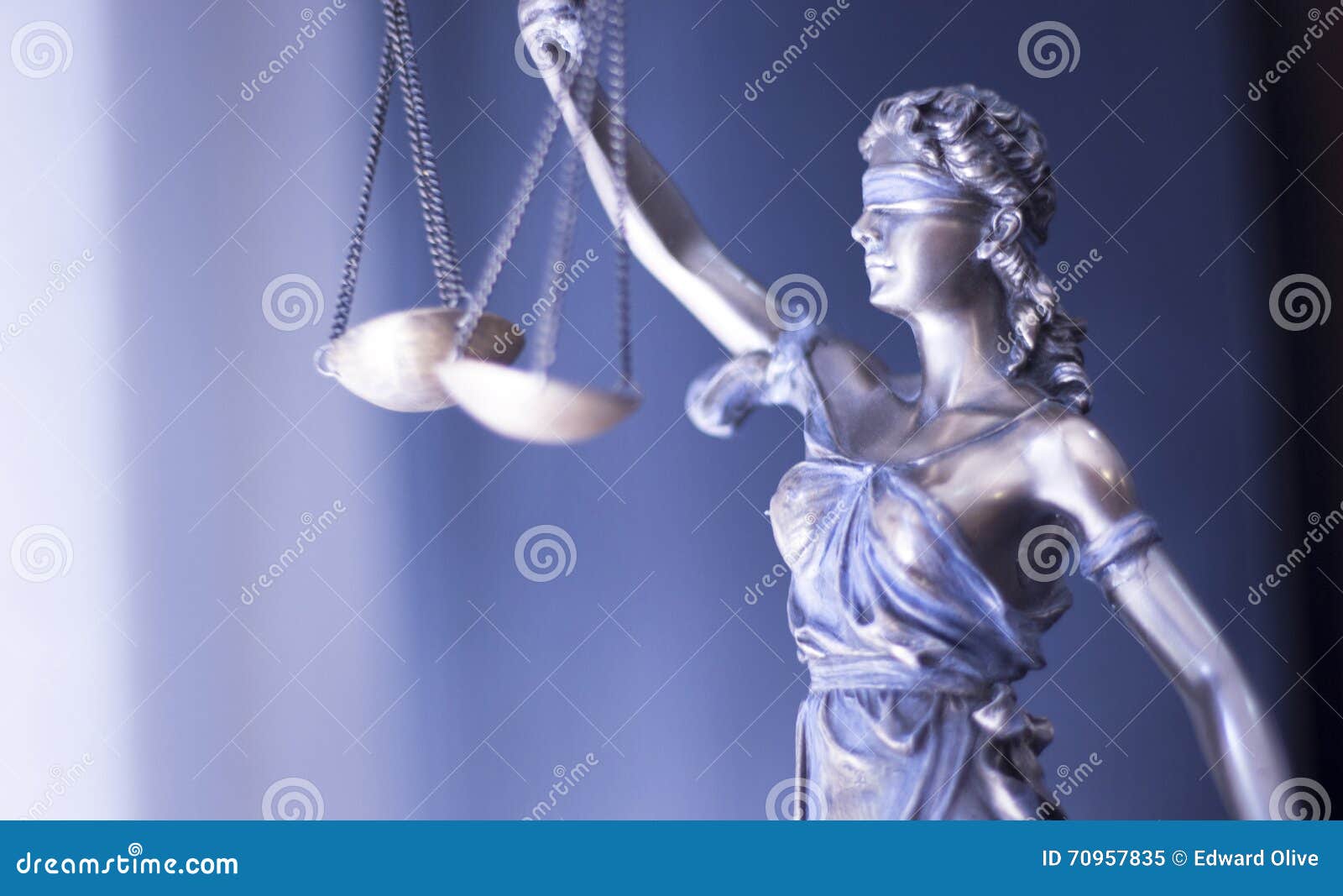 legal justice statue in law firm office