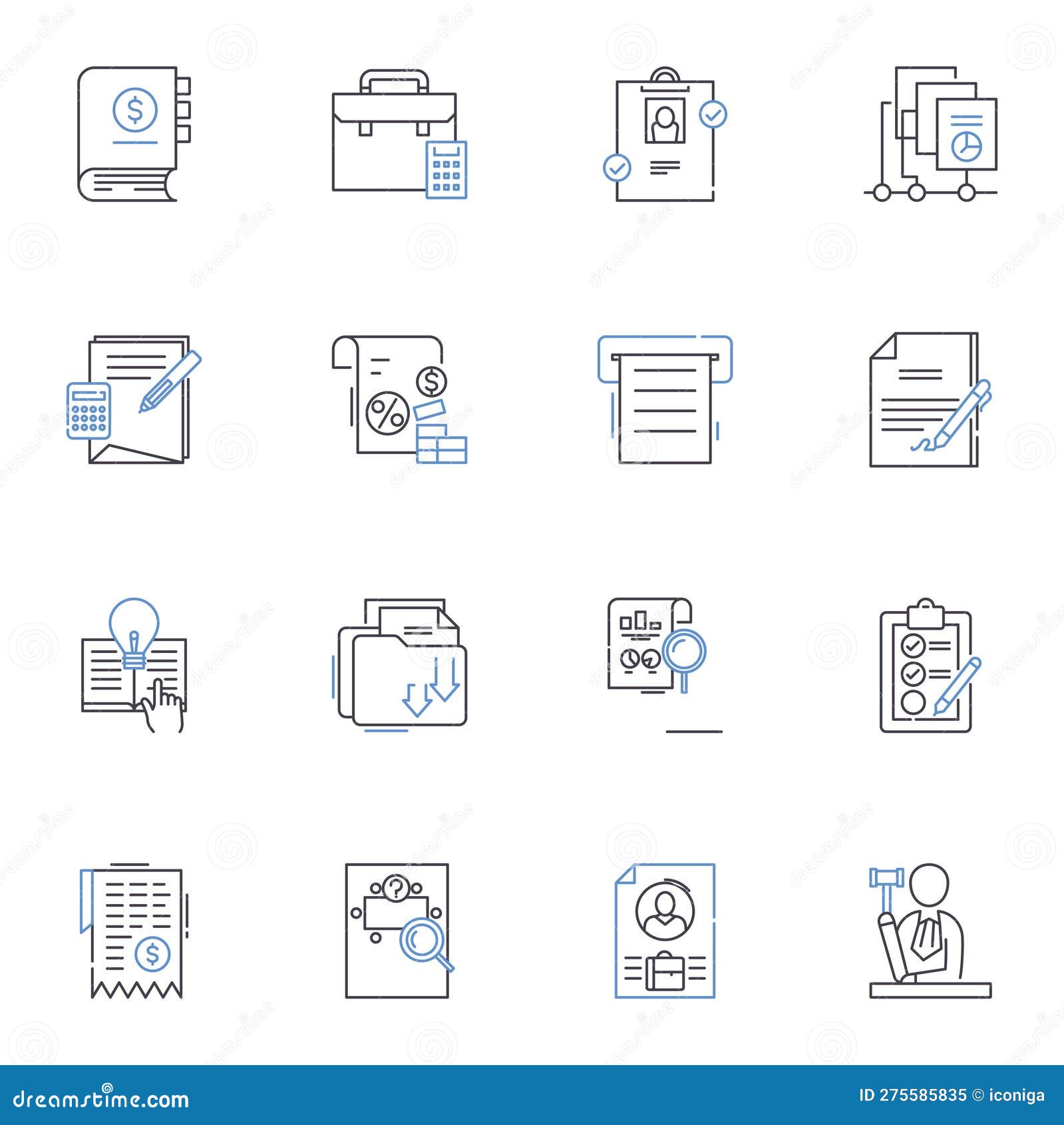 legal team line icons collection. lawyers, advocates, attorneys, counselors, barristers, lawmakers, jurists  and
